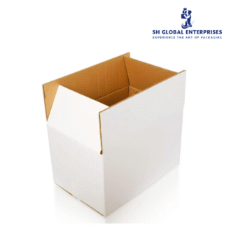 Duplex White Corrugated Box Rs 36/Piece